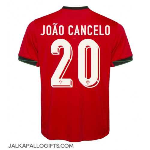 Portugali Joao Cancelo #20 Kotipaita EM-Kisat 2024 Lyhythihainen